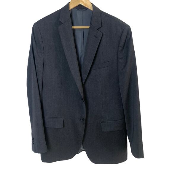 Banana Republic Other - Banana Republic 42R Tailored Fit Sport Coat Blazer Jacket Gray Black Blazer NEW